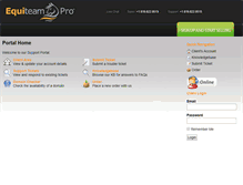 Tablet Screenshot of equiteampro.com